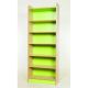 Library Bookcase Blue H2000mm