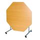 Equal Octagonal Tilt Top Table 590mm Light Grey
