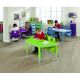 Start Right Rectangular Adjustable Table Tangy Green