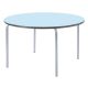 Round Table Charcoal Edge H640mm Soft Blue