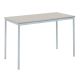 Fully Welded Rectangular Table 110x55x46cm Ailsa Top Grey Edge