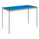 Fully Welded Rectangular Table 110x55x59cm Blue