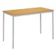Fully Welded Rectangular Table 110x55x53cm Beech