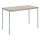 Fully Welded Rectangular Table 110x55x53cm Light Grey