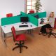 Busyscreen Curve Desk Screens 400x1600mm Apple