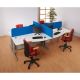 Busyscreen Curve Desk Screens 400x1800mm Royal