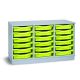 18 Single Premium Tray Unit Grey Lime