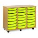 24 Single Tray Unit Beech Lime
