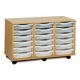 18 Single Tray Unit Clear