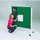Budget Mobile Noticeboard 900x1200mm Blue