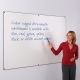 Colour Edged Whiteboards 1200x2400mm Red