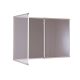 Tamperproof Noticeboard H1200 x W2400mm Grey