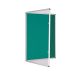 Tamperproof Noticeboard H600 x W900mm Green