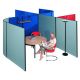 Busyscreen Classic Partition H1825 x W1200mm Purple