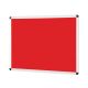 Aluminium Framed Noticeboard H1200xW1800mm Red