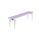 Contour Stacking Bench 1220x254xH432mm Lilac