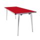 Contour Folding Table 1520x610x584mm Red