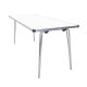 Contour Folding Table 1520x685x700mm White
