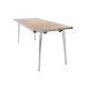 Contour Folding Table 1520x760x760mm Maple