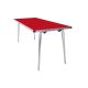 Contour Folding Table 1520x760x760mm Red