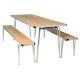 Contour Folding Table 1520x760x546mm Beech