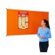 ColourPlus Framed Noticeboard H900xW1200mm Apple