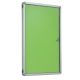 Accents FlameShield Lockable Noticeboard H900x600mm Light Green
