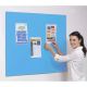 FlameShield Unframed Noticeboard H1200xW1200mm Light Blue