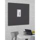 Accents Unframed Noticeboard H1200xW1800mm Charcoal