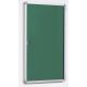 Side Lockable Noticeboard H900xW600mm Green