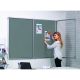 Side Lockable Noticeboards H1200xW1800mm Grey