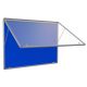 Top Lockable Noticeboards H1200xW900mm Blue