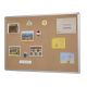 FlameShield Aluminium Noticeboard H600xW900 Natural