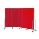 Mobile InstaWall 5 panel H1940xW3000mm Red