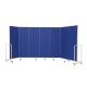 Mobile InstaWall 7 panel H1940x4200mm Blue