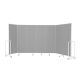 Mobile InstaWall 7 panel H1940x4200mm Grey