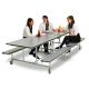 Mobile Folding Bench Unit Maple 685mm Red