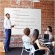 Colour Edged Whiteboards 1200x1500mm Black