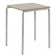 Crush Bent Square Table 640mm Light Grey
