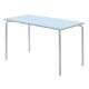 Rectangular Grey Edge Soft Blue H71xW110xD55cm