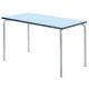 Rectangular Charcoal Edge Soft Blue H46xW120xD60cm