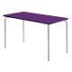 Rectangular Charcoal Edge Purple H53xW120xD60cm
