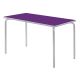 Rectangular Grey Edge Purple H59 x W120xD60cm