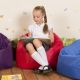 Primary Bean Bag Chair Red