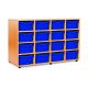 16 Double Tray Unit Blue