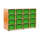 16 Double Tray Unit Green