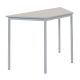 Fully Welded Trap PU Edge Table 110x55x76cm Ailsa Top LGrey Edge