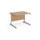 Contract 25 Straight Desk W1000mm Beech