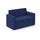 Osla Two Seater Sofa Cobalt Blue