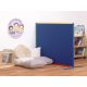 Freestanding Partition W1500xH1200mm Blue